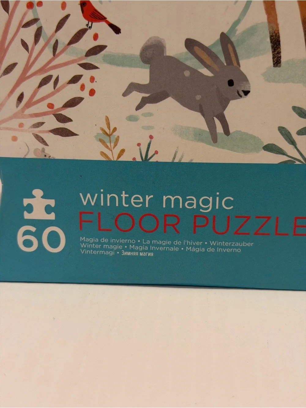 Crocodile Creek Winter Magic Floor Puzzle 60 pc